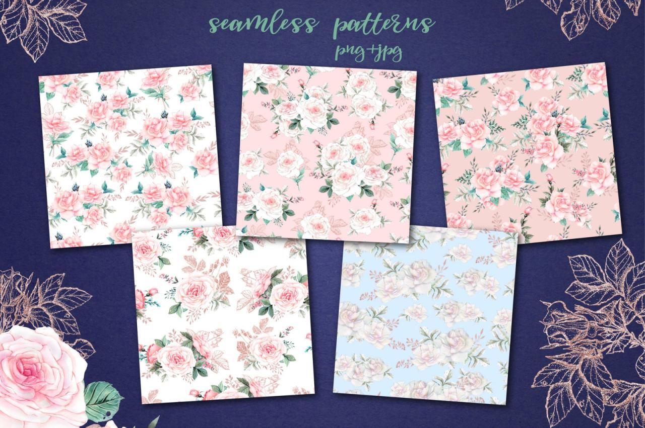 Watercolor Set Delicate Roses Stock Illustration 432290761 | Shutterstock Watercolor Set Delicate Roses Stock Illustration 432290761 | Shutterstock