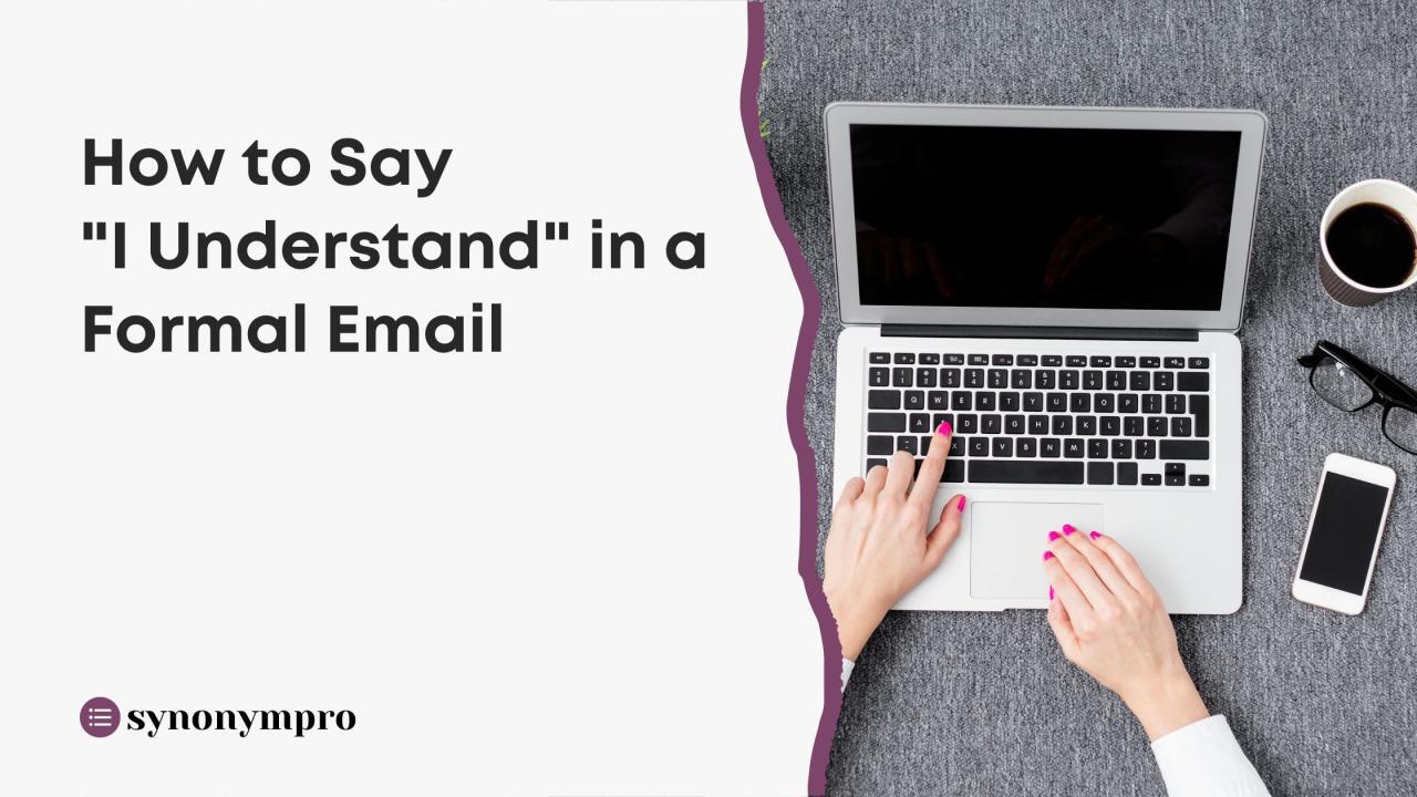 What Is Another Way to Say “I Understand”? - SynonymPro What Is Another Way to Say “I Understand”? - SynonymPro